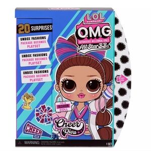 LOL Surprise OMG Sports Cheer Diva Competitive Cheerleading Fashion Doll - New!